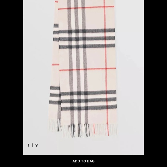 Burberry the classic check cashmere scarf - Picture 4 of 5